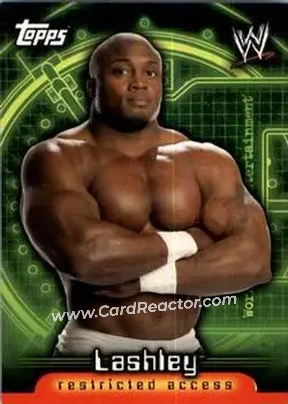2006 Topps WWE Insider #1 - Bobby Lashley - Front