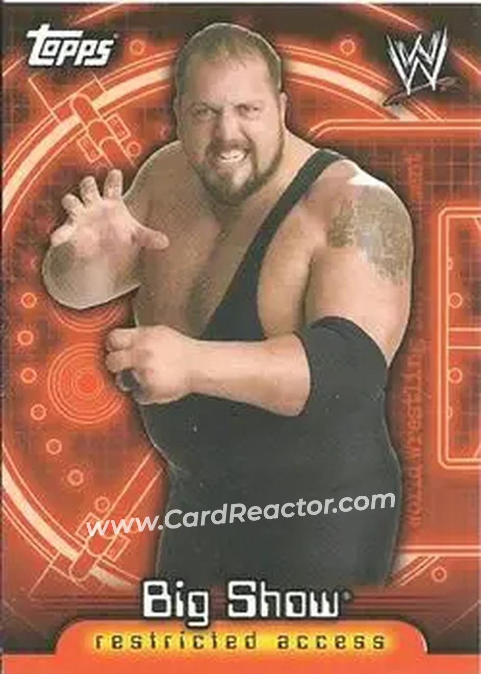 2006 Topps WWE Insider #2 - Big Show - Front