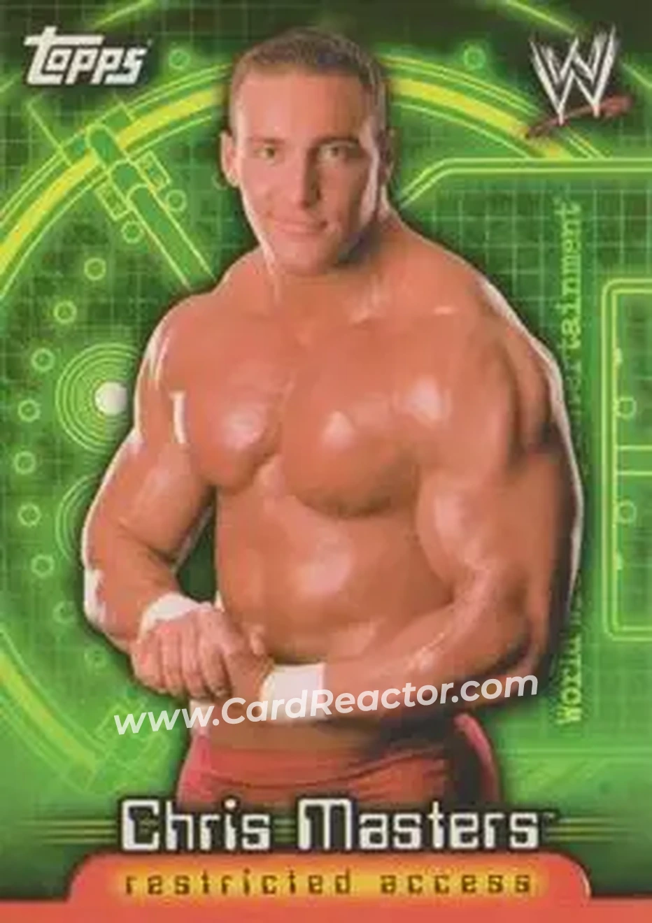 2006 Topps WWE Insider #4 - Chris Masters - Front