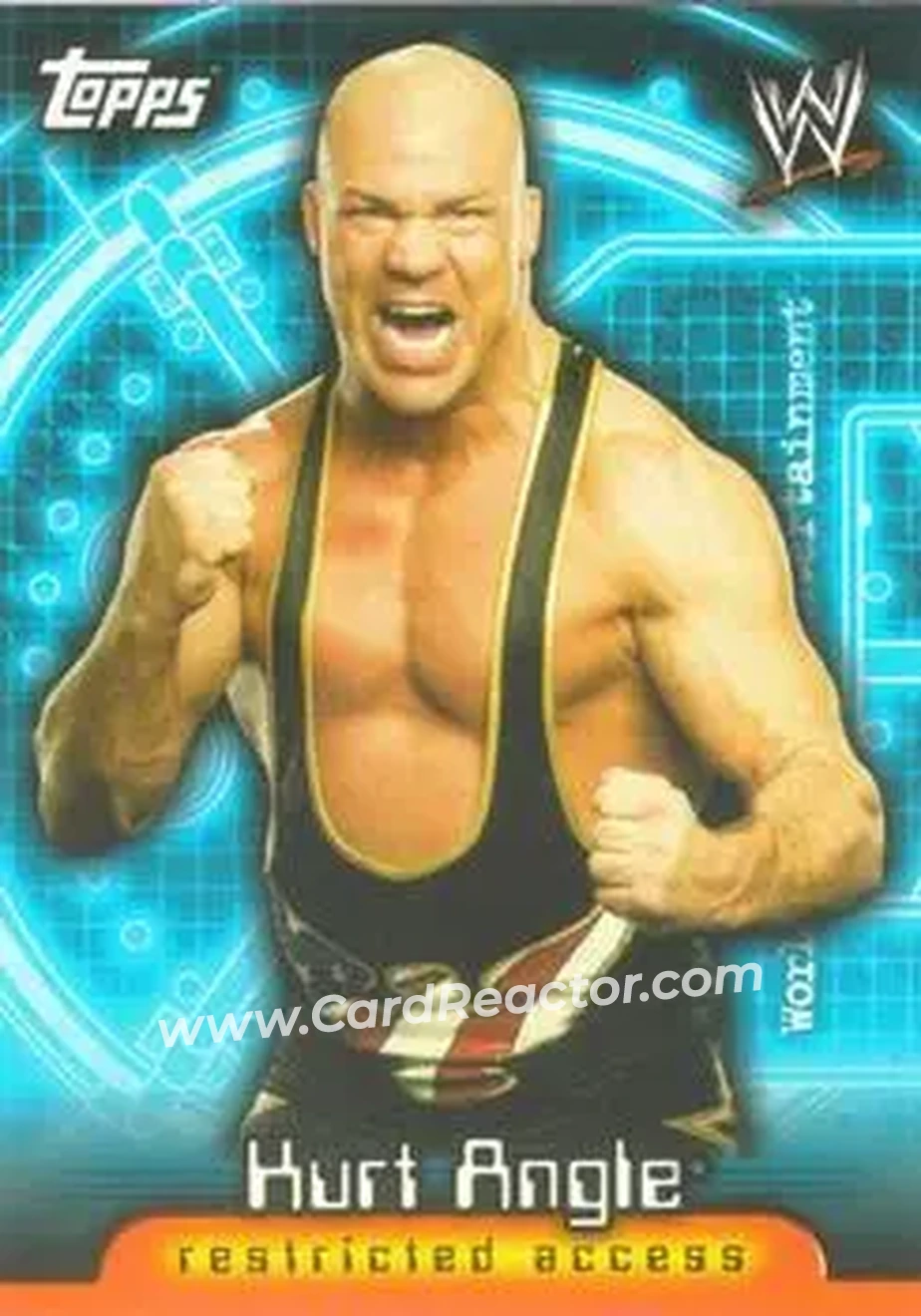 2006 Topps WWE Insider #13 - Kurt Angle - Front
