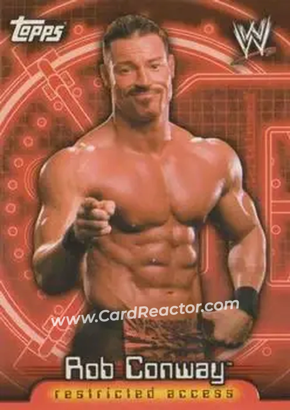 2006 Topps WWE Insider #21 - Rob Conway - Front