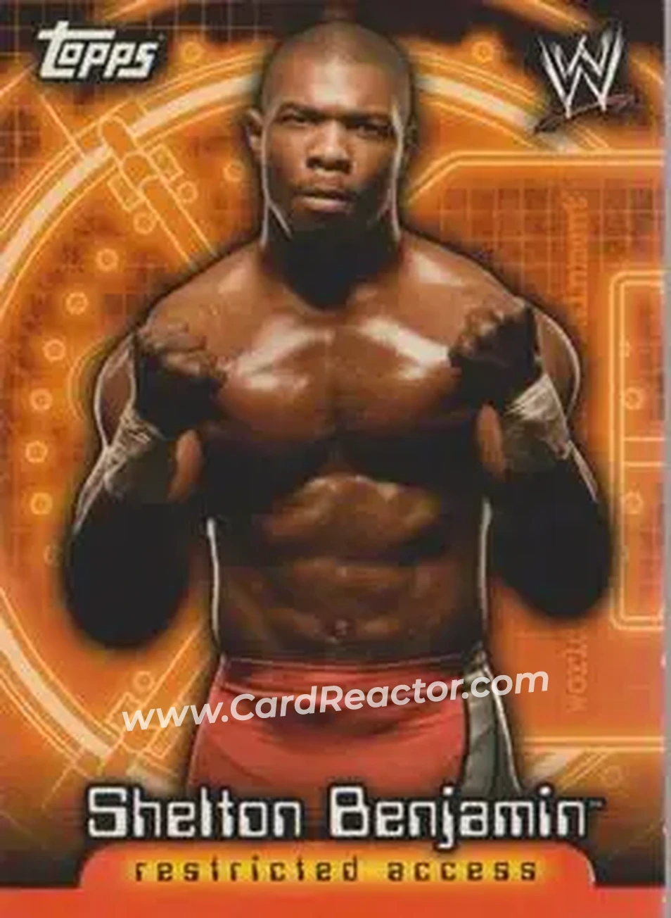 2006 Topps WWE Insider #26 - Shelton Benjamin - Front