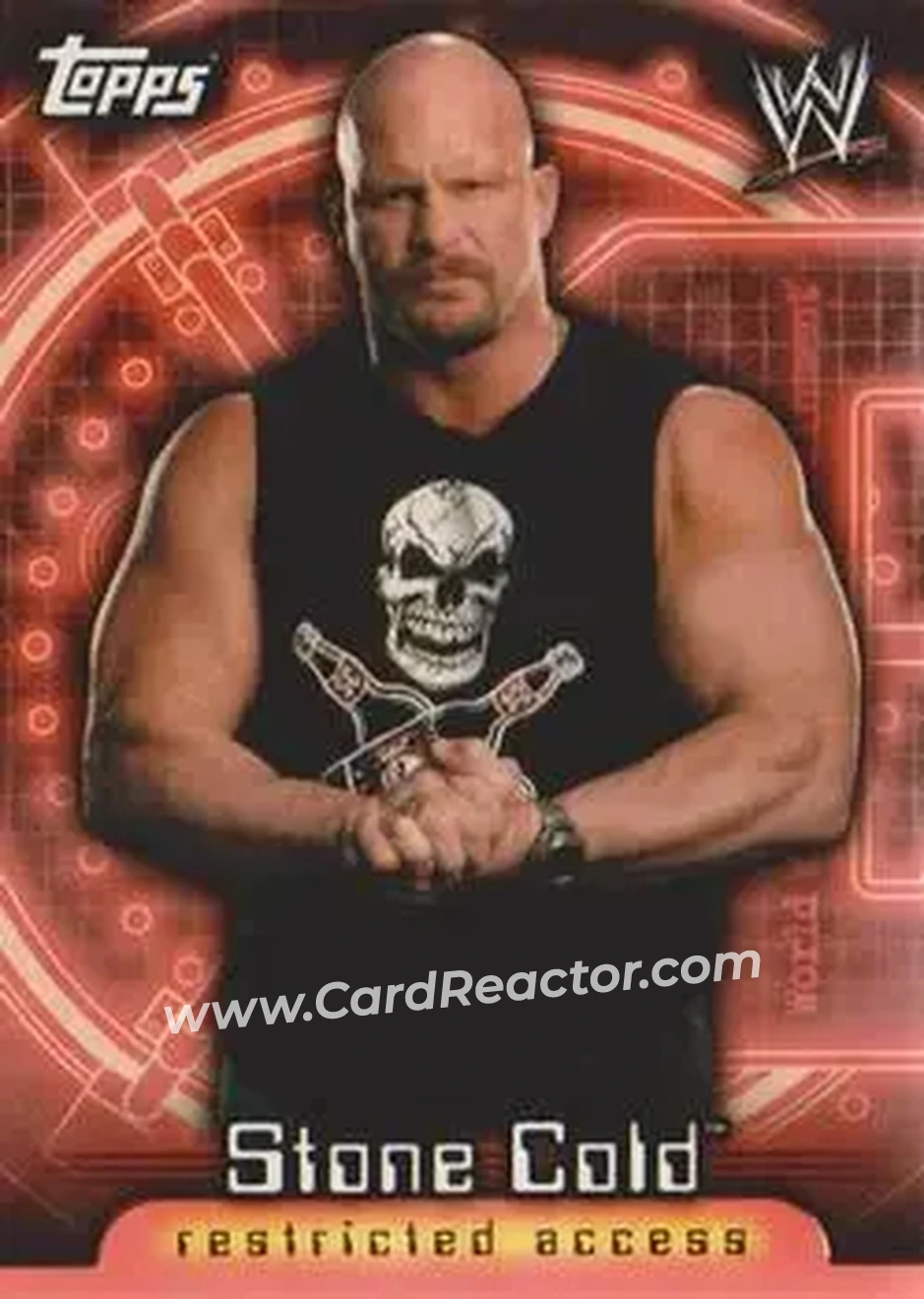 2006 Topps WWE Insider #28 - "Stone Cold" Steve Austin - Front