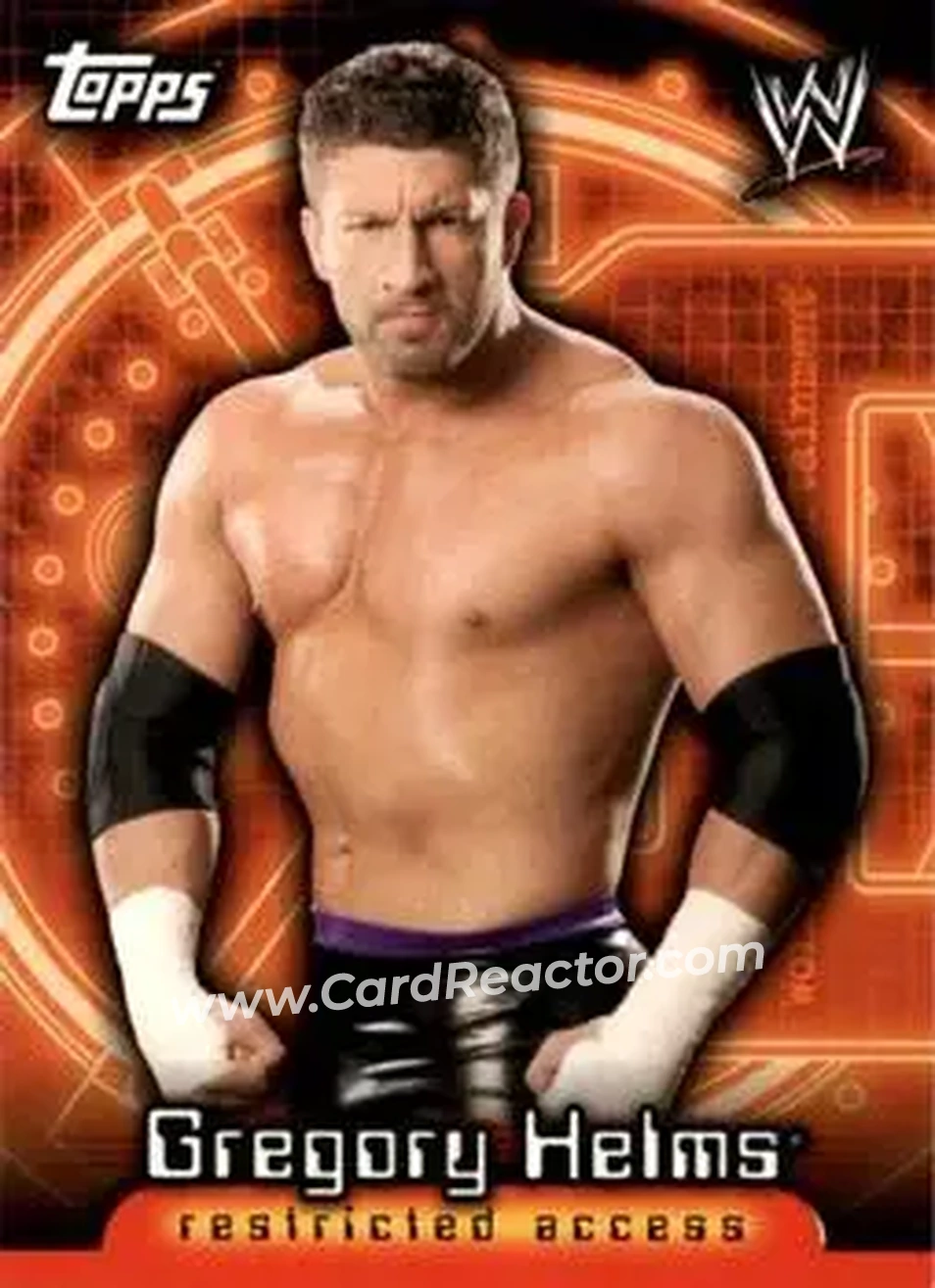2006 Topps WWE Insider #29 - The Hurricane - Front