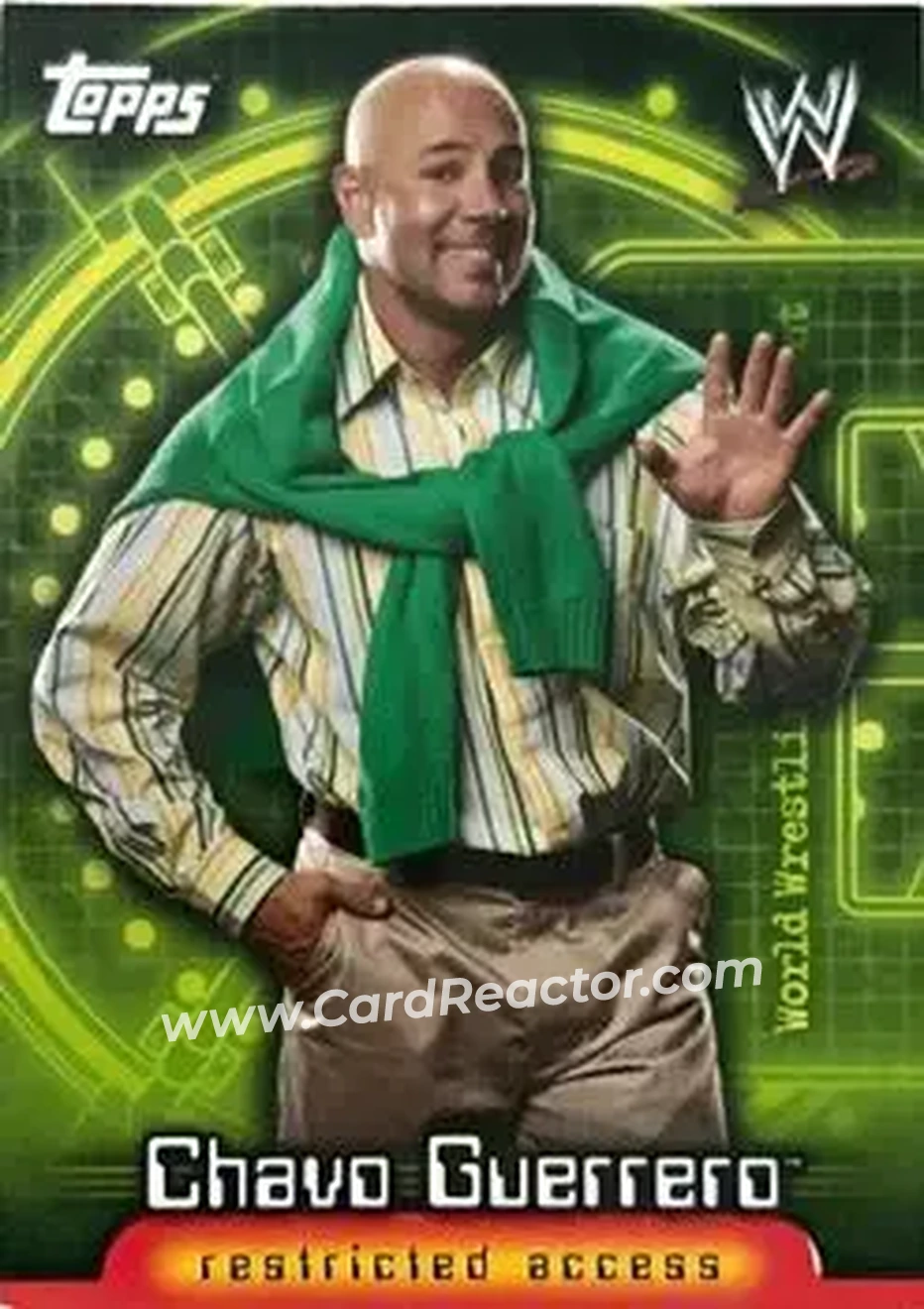2006 Topps WWE Insider English (UK) #17 - Chavo Guerrero Jr. - Front