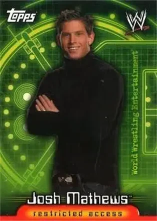 Josh Mathews · 2006 Topps WWE Insider English (UK) #56