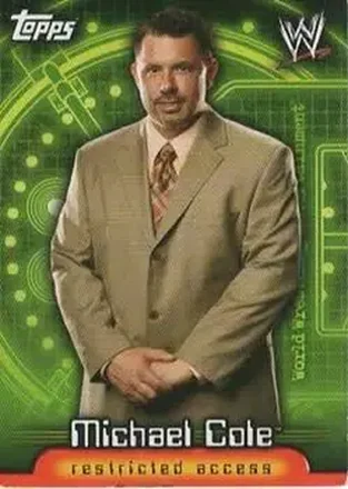 Michael Cole · 2006 Topps WWE Insider English (UK) #60