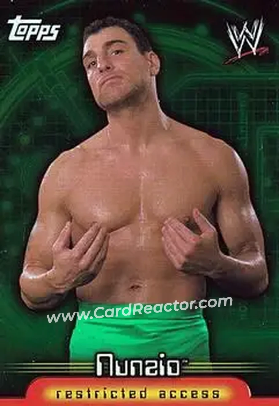 2006 Topps WWE Insider English (UK) #62 - Nunzio - Front