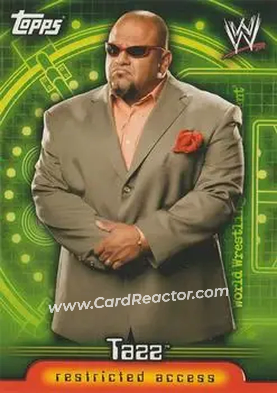 2006 Topps WWE Insider English (UK) #75 - Taz - Front