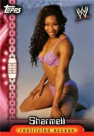 Sharmell · 2006 Topps WWE Insider English (UK) #D4 · Divas
