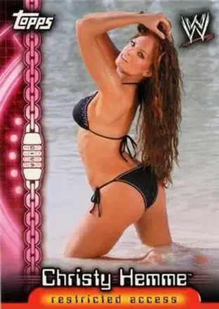 Christy Hemme · 2006 Topps WWE Insider English (UK) #D7 · Divas