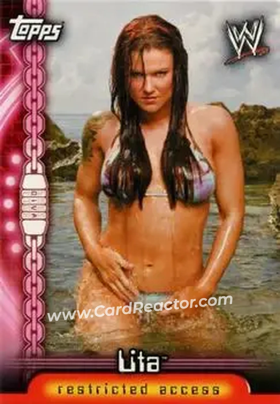 2006 Topps WWE Insider English (UK) - Divas #D9 - Lita - Front