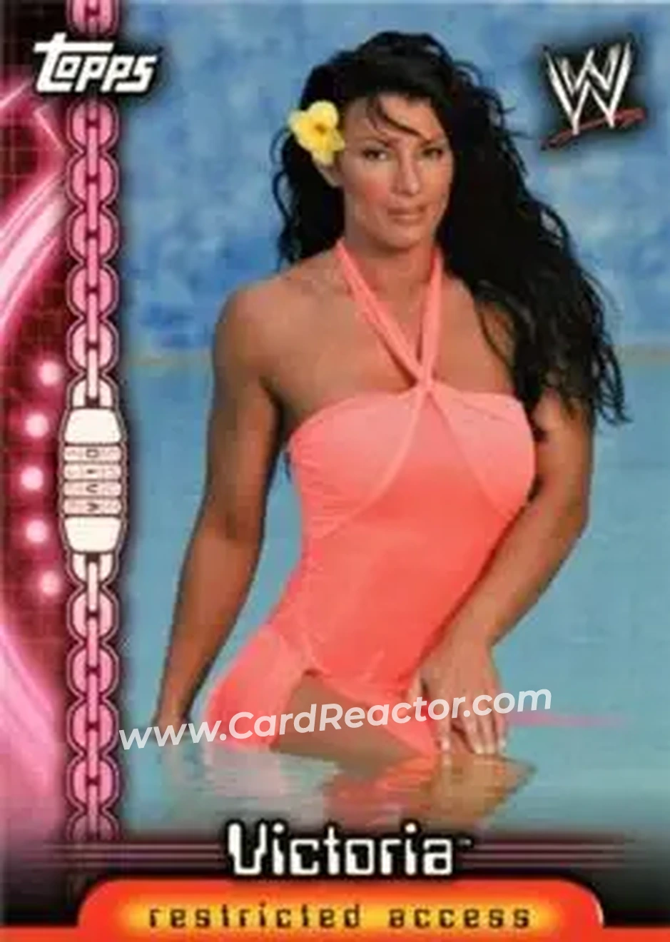 2006 Topps WWE Insider English (UK) - Divas #D12 - Victoria - Front