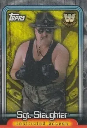 Sergeant Slaughter · 2006 Topps WWE Insider English (UK) #L15 · Legends