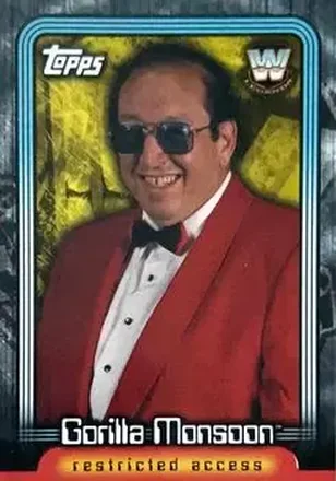 Gorilla Monsoon · 2006 Topps WWE Insider English (UK) #L22 · Legends