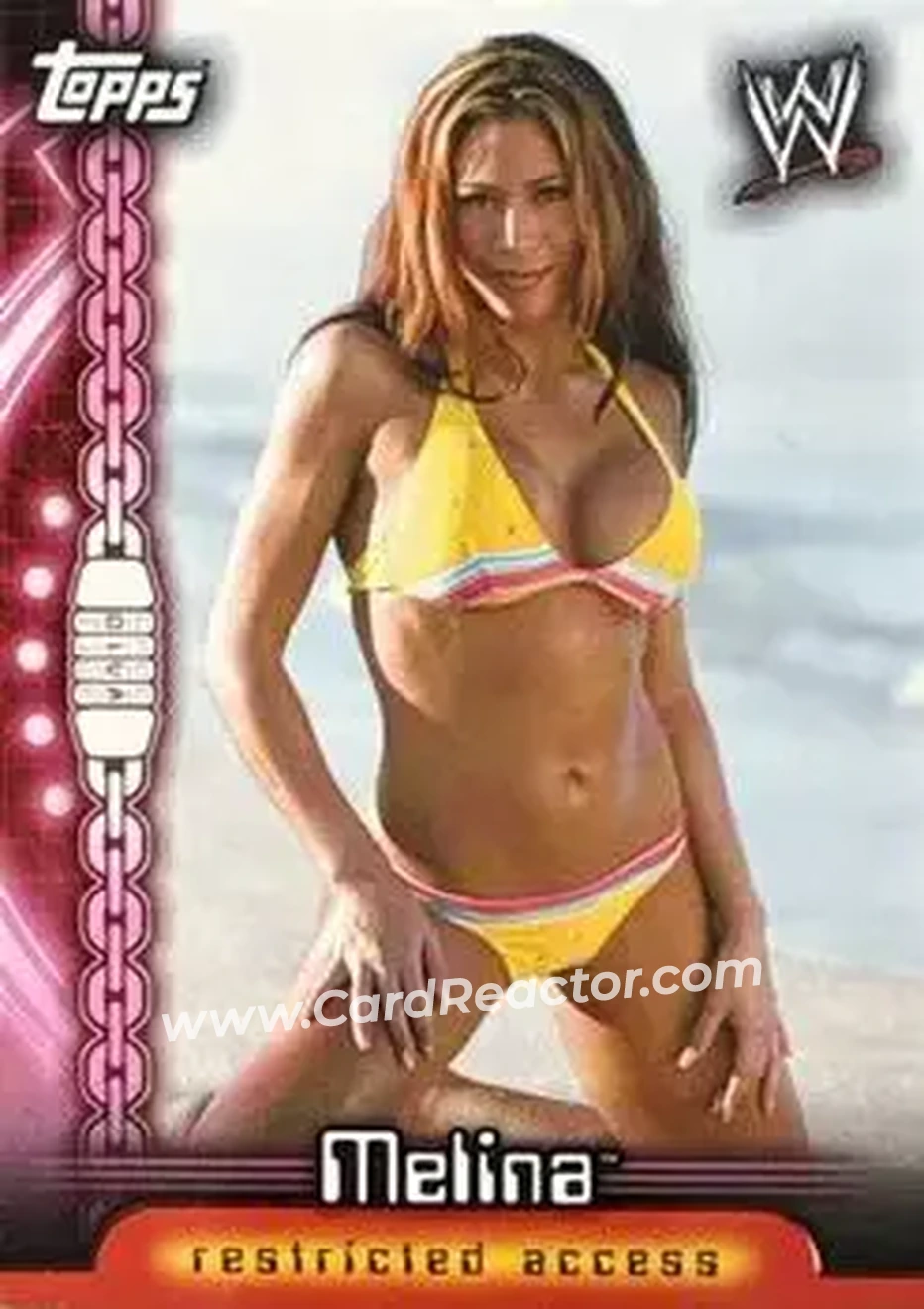 2006 Topps WWE Insider Italian - Divas #D2 - Melina - Front