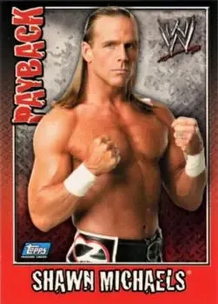 2006 Topps WWE Payback (English Edition) #1 - Shawn Michaels