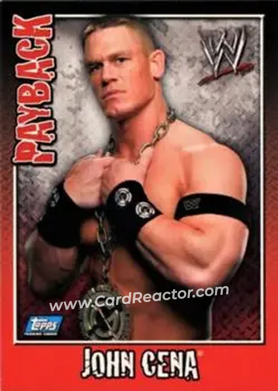 2006 Topps WWE Payback (English Edition) #4 - John Cena - Front