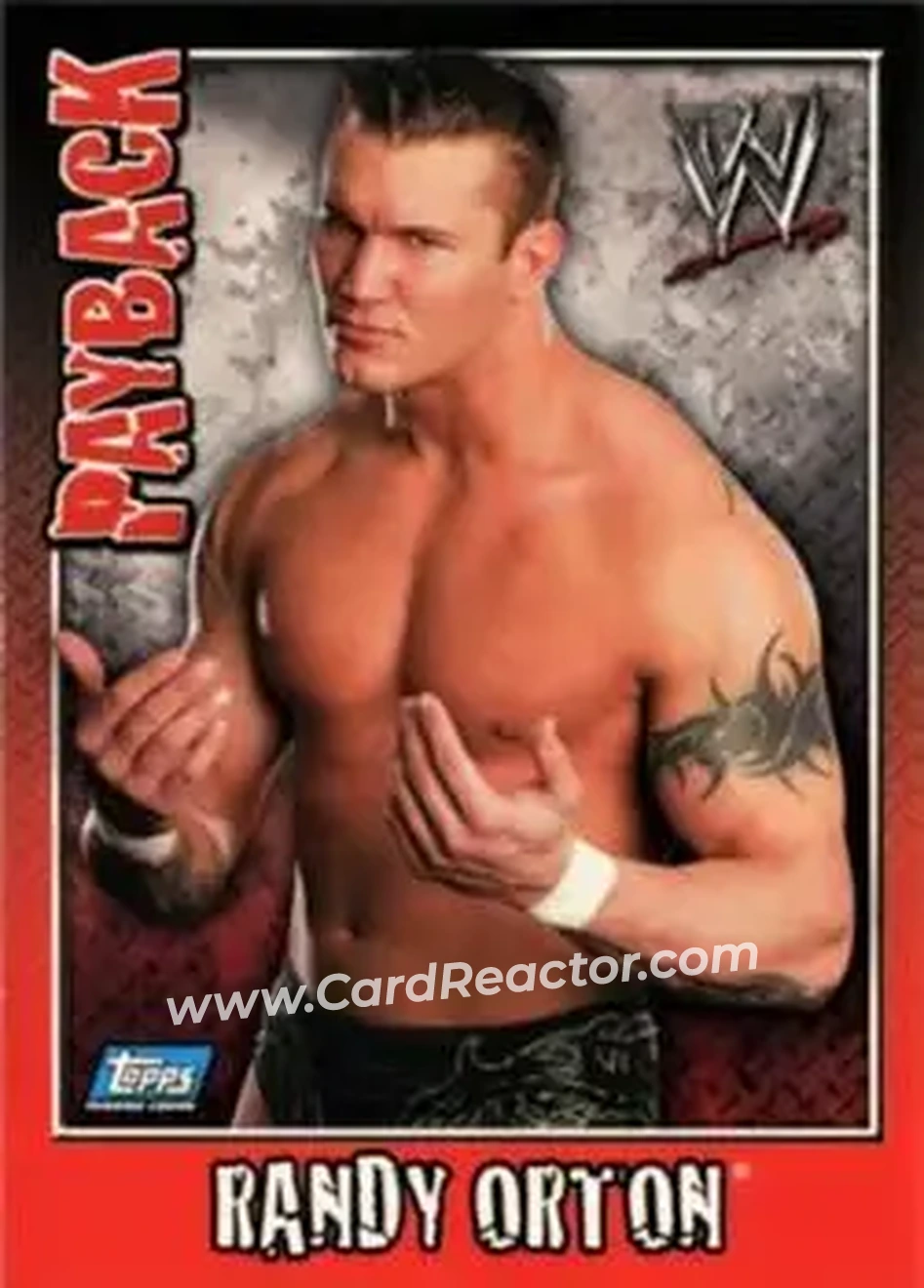 2006 Topps WWE Payback (English Edition) #5 - Randy Orton - Front