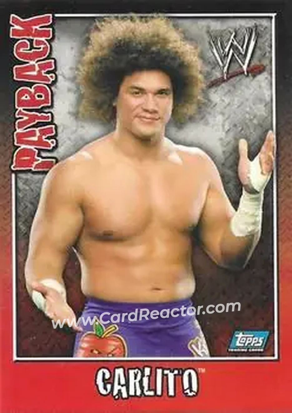 2006 Topps WWE Payback (English Edition) #19 - Carlito - Front