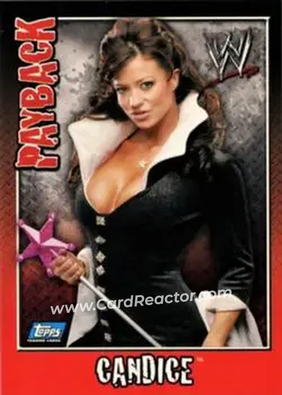 2006 Topps WWE Payback (English Edition) #21 - Candice Michelle - Front