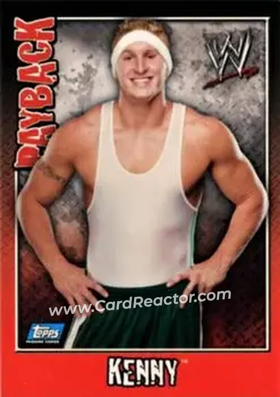 2006 Topps WWE Payback (English Edition) #25 - Kenny Dykstra - Front