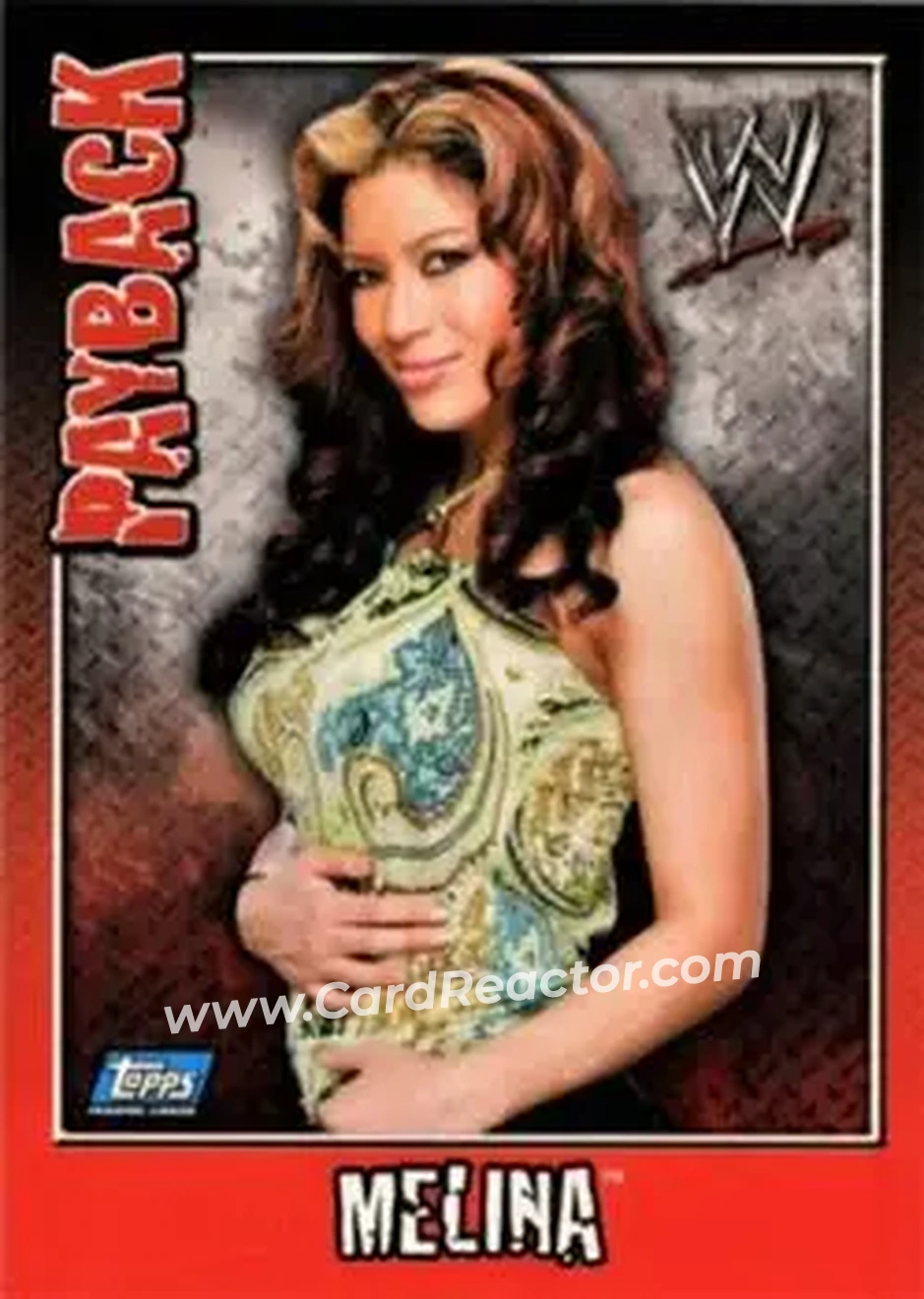 2006 Topps WWE Payback (English Edition) #30 - Melina - Front