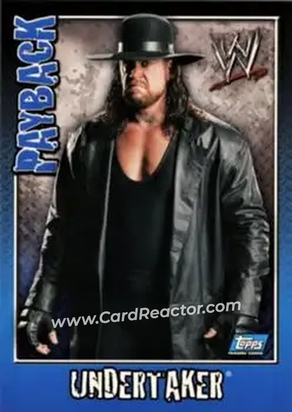 2006 Topps WWE Payback (English Edition) #34 - The Undertaker - Front