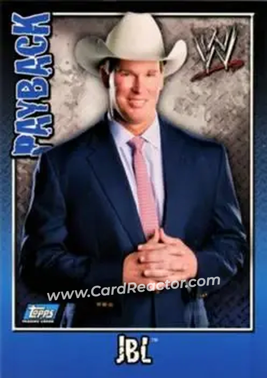 2006 Topps WWE Payback (English Edition) #35 - Blackjack Bradshaw - Front
