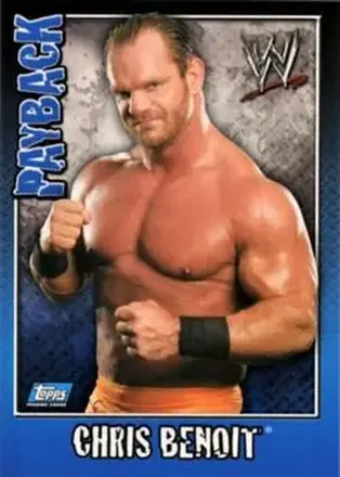 2006 Topps WWE Payback (English Edition) #38 - Chris Benoit