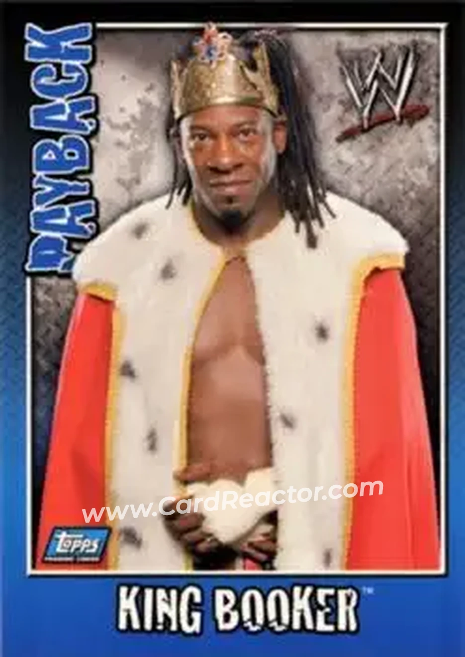 2006 Topps WWE Payback (English Edition) #39 - Booker T - Front