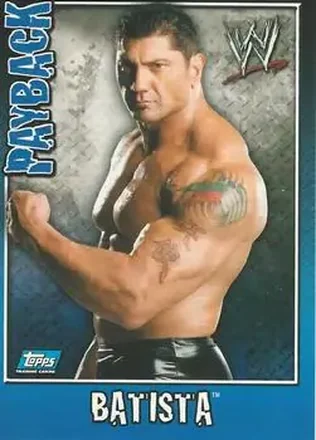 2006 Topps WWE Payback (English Edition) #40 - Batista