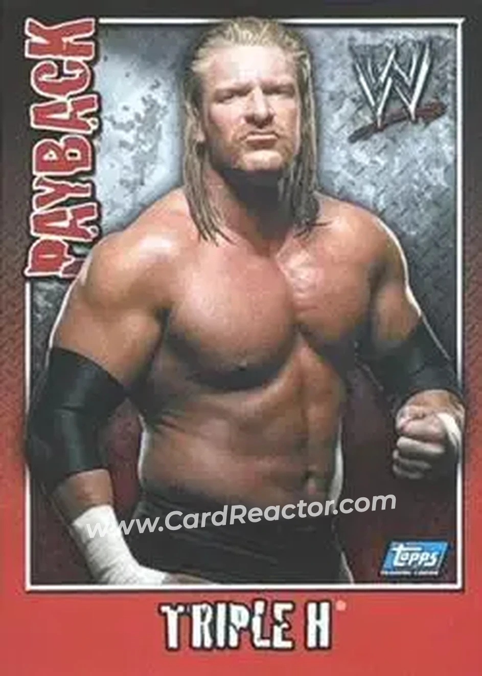 2006 Topps WWE Payback (German Edition) #2 - Hunter Hearst Helmsley - Front 2006 Topps WWE Payback (German Edition) #2 - Hunter Hearst Helmsley - Front