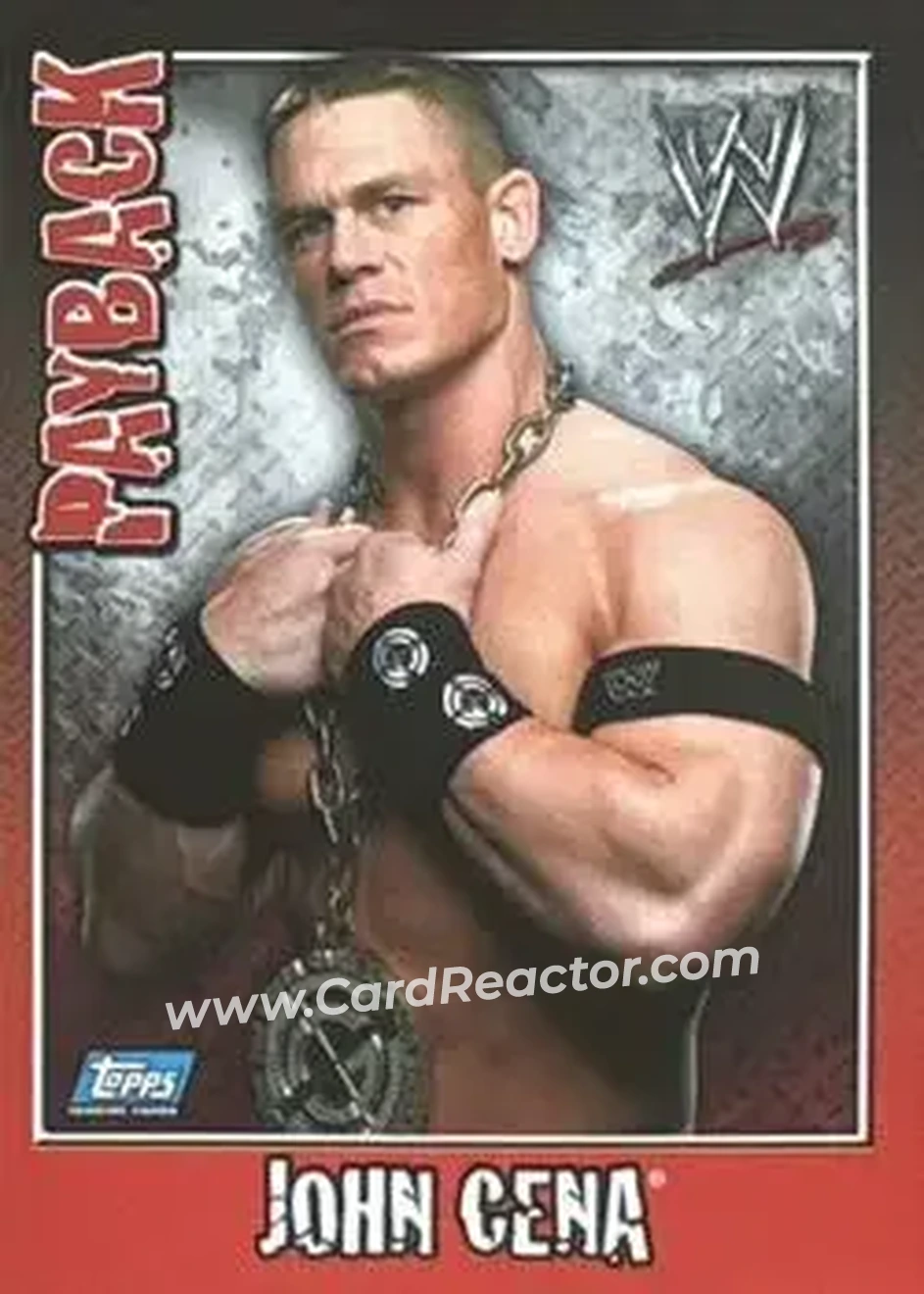 2006 Topps WWE Payback (German Edition) #4 - John Cena - Front