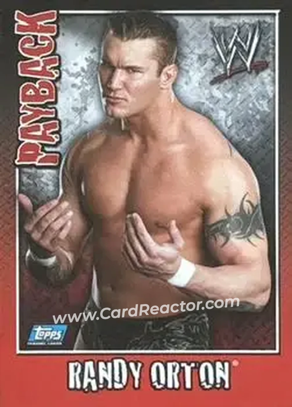 2006 Topps WWE Payback (German Edition) #5 - Randy Orton - Front