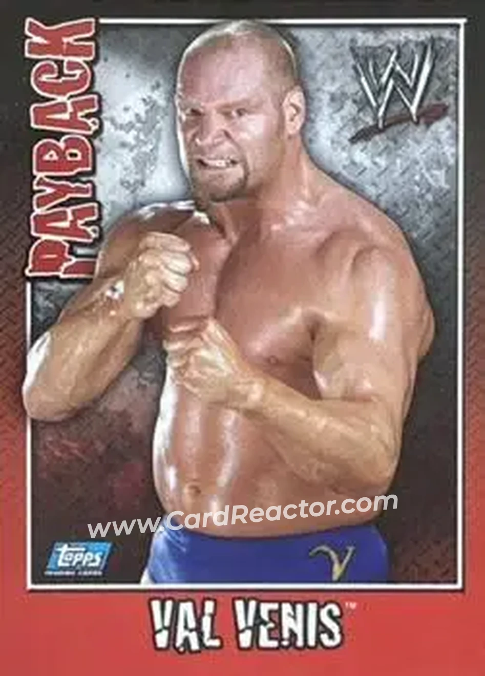 2006 Topps WWE Payback (German Edition) #6 - Val Venis - Front