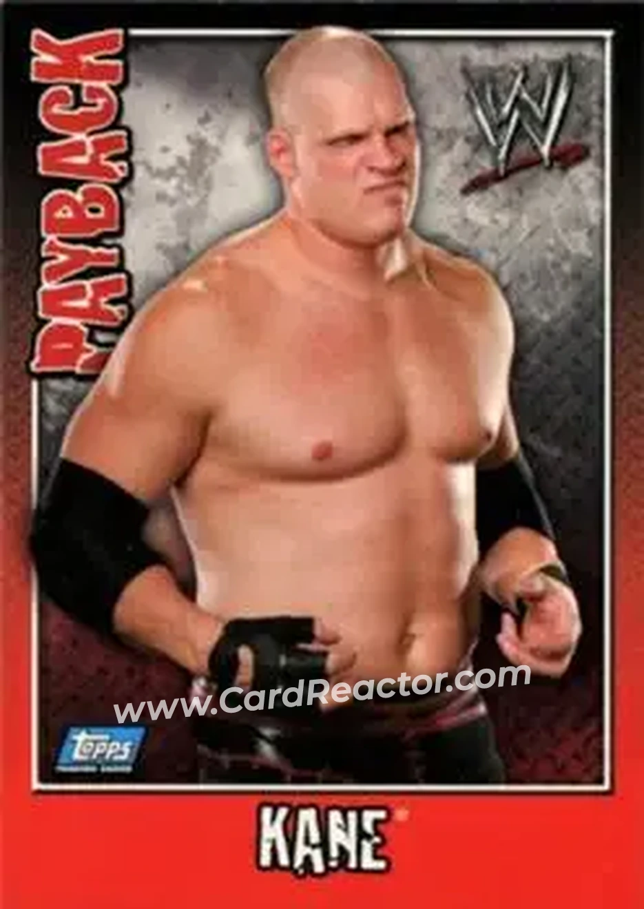2006 Topps WWE Payback (German Edition) #7 - Kane - Front