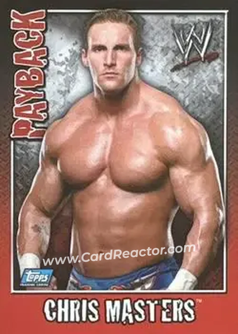2006 Topps WWE Payback (German Edition) #13 - Chris Masters - Front