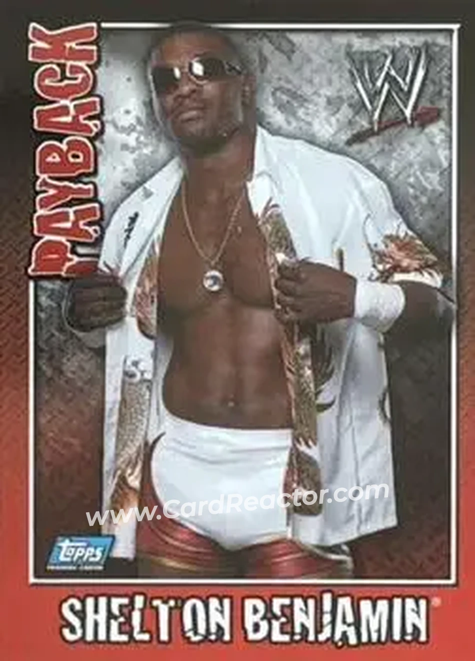 2006 Topps WWE Payback (German Edition) #14 - Shelton Benjamin - Front