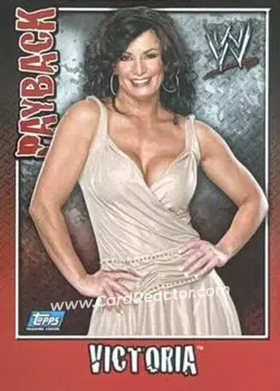 2006 Topps WWE Payback (German Edition) #17 - Victoria - Front