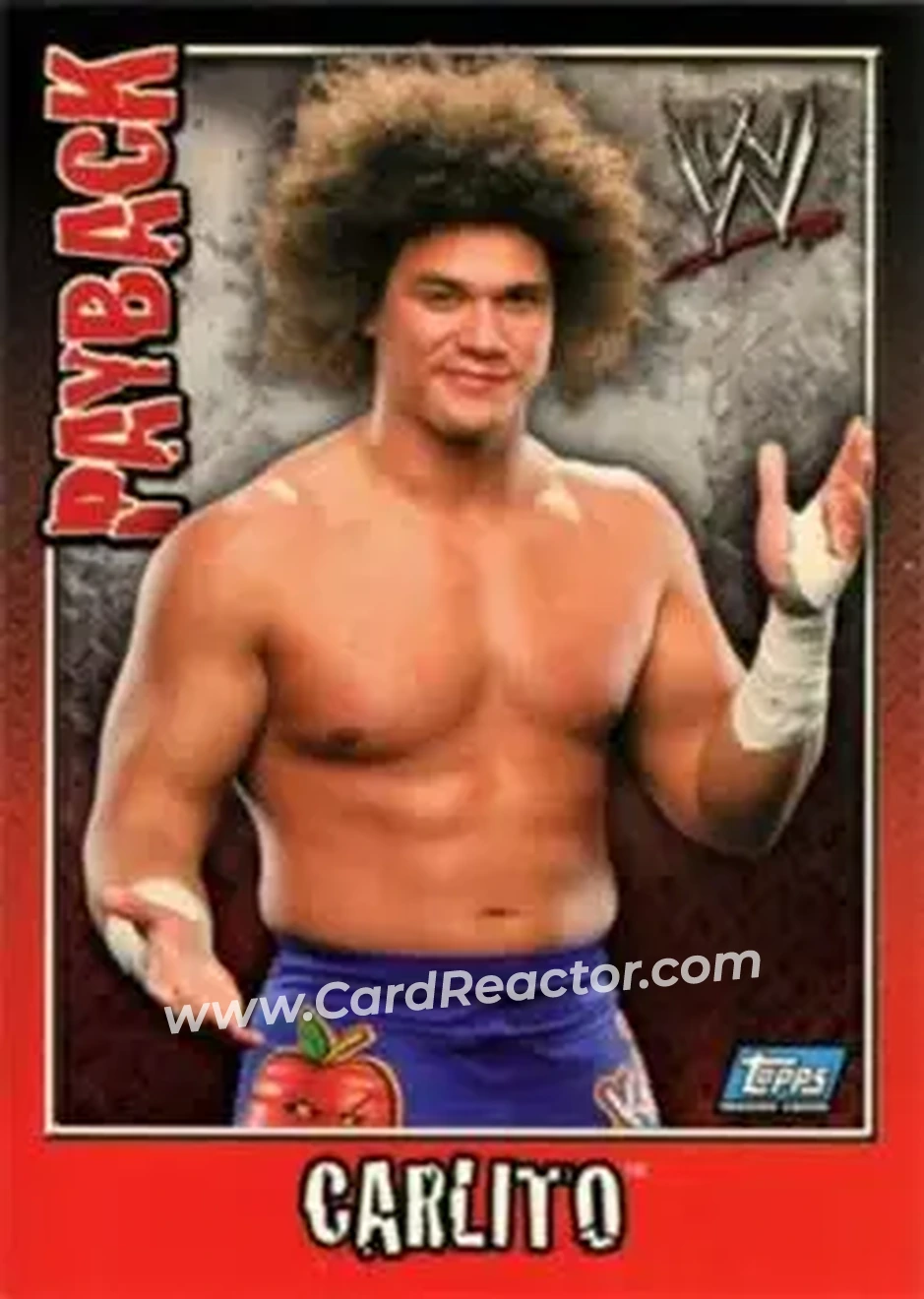 2006 Topps WWE Payback (German Edition) #19 - Carlito - Front