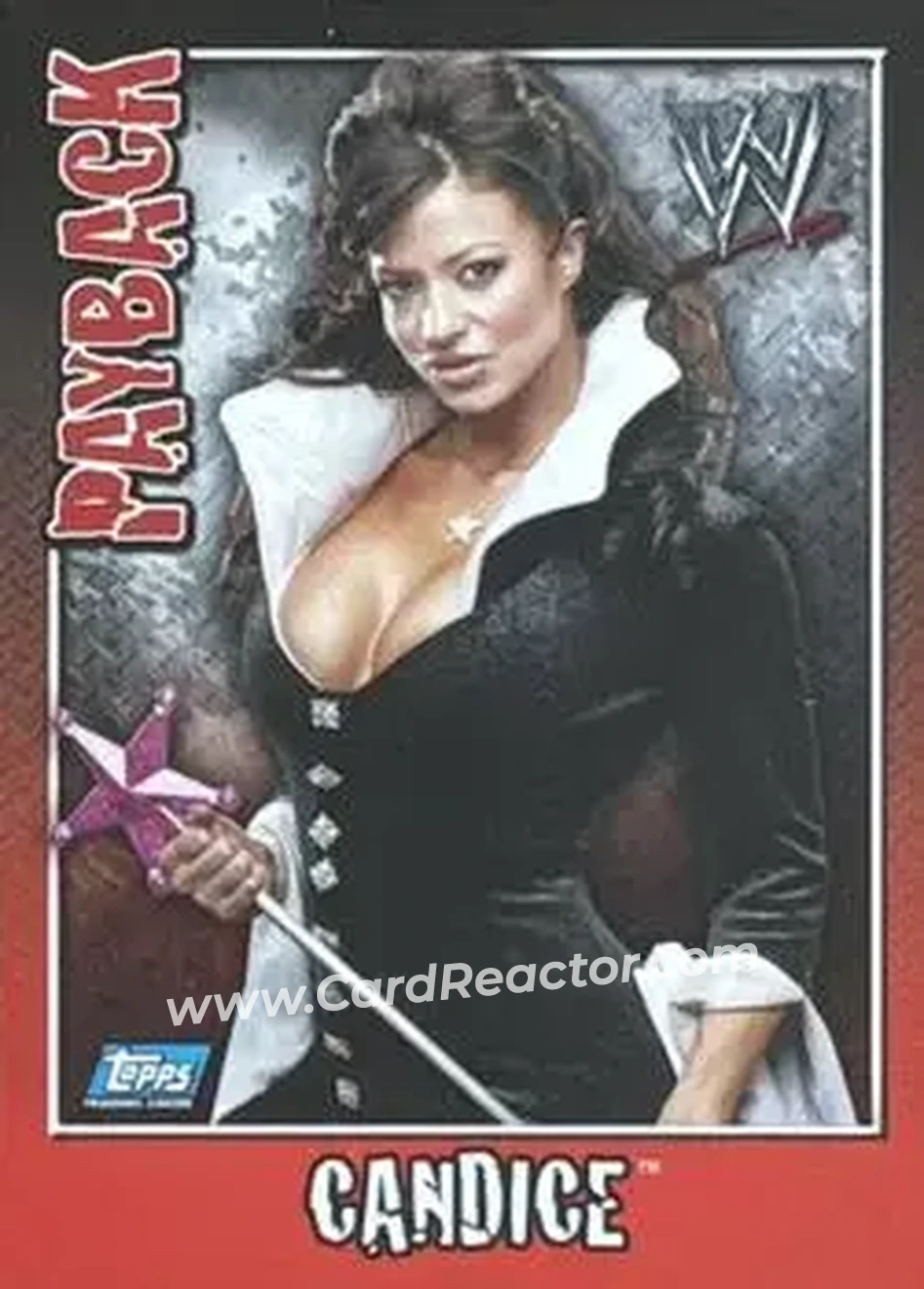 2006 Topps WWE Payback (German Edition) #21 - Candice Michelle - Front