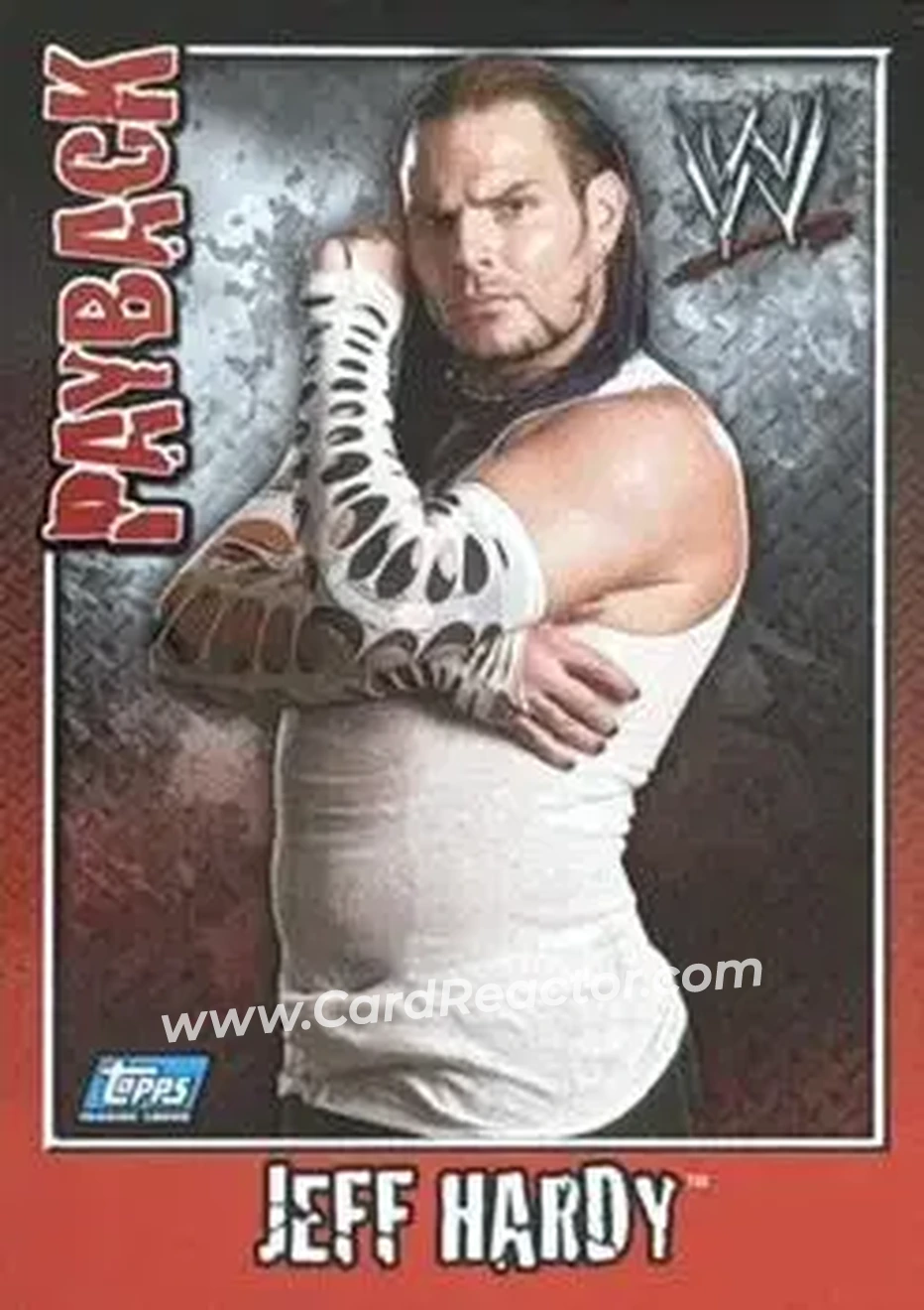 2006 Topps WWE Payback (German Edition) #26 - Jeff Hardy - Front