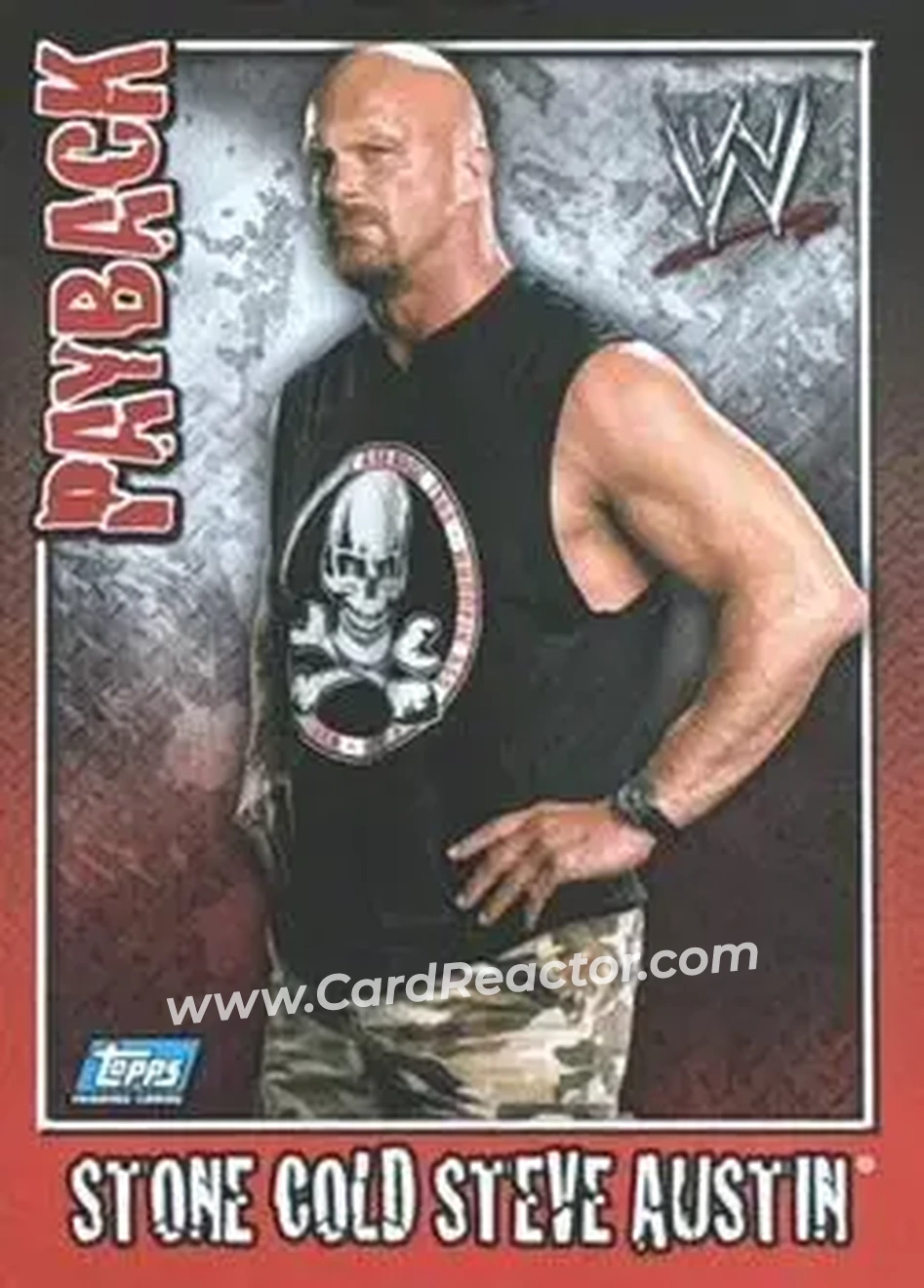 2006 Topps WWE Payback (German Edition) #27 - "Stone Cold" Steve Austin - Front