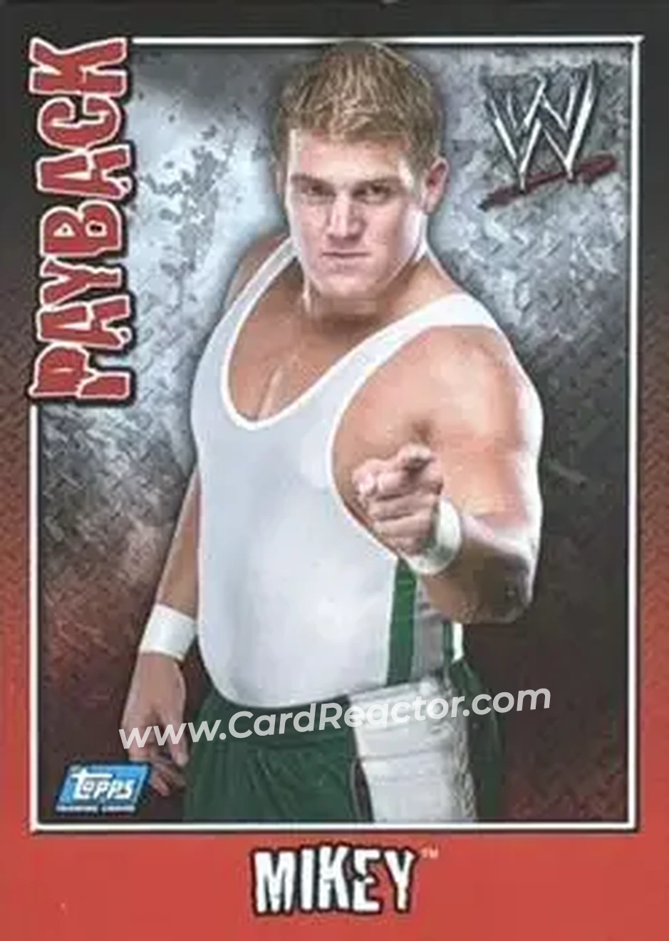 2006 Topps WWE Payback (German Edition) #29 - Mikey - Front