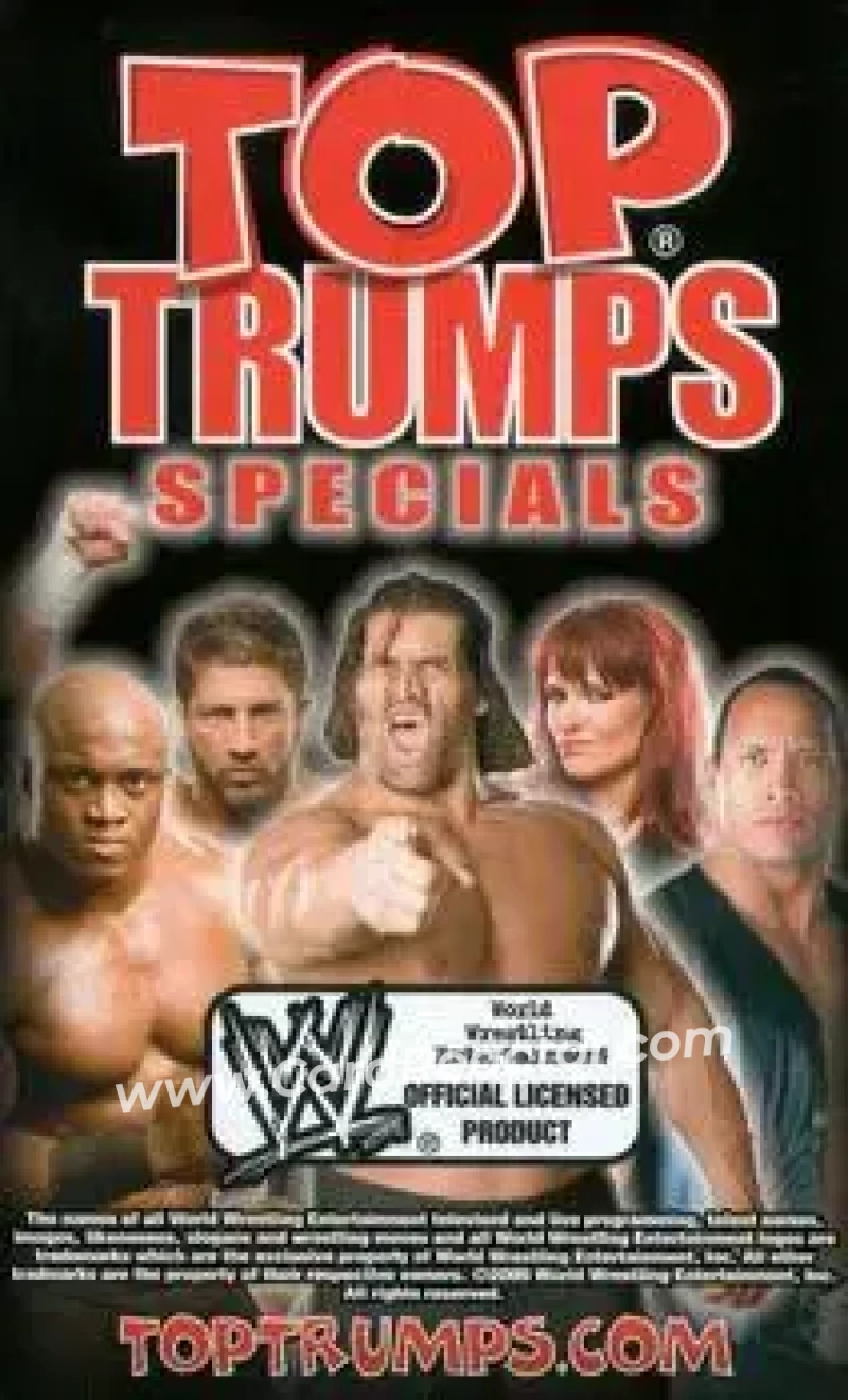 2006 Top Trumps Specials WWE Superstars 2 #NNO - The Rock - Back