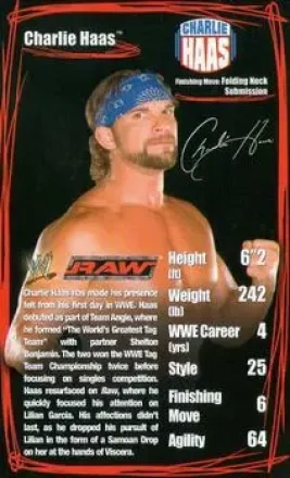 Charlie Haas · 2006 Top Trumps Specials WWE Superstars 2 #NNO