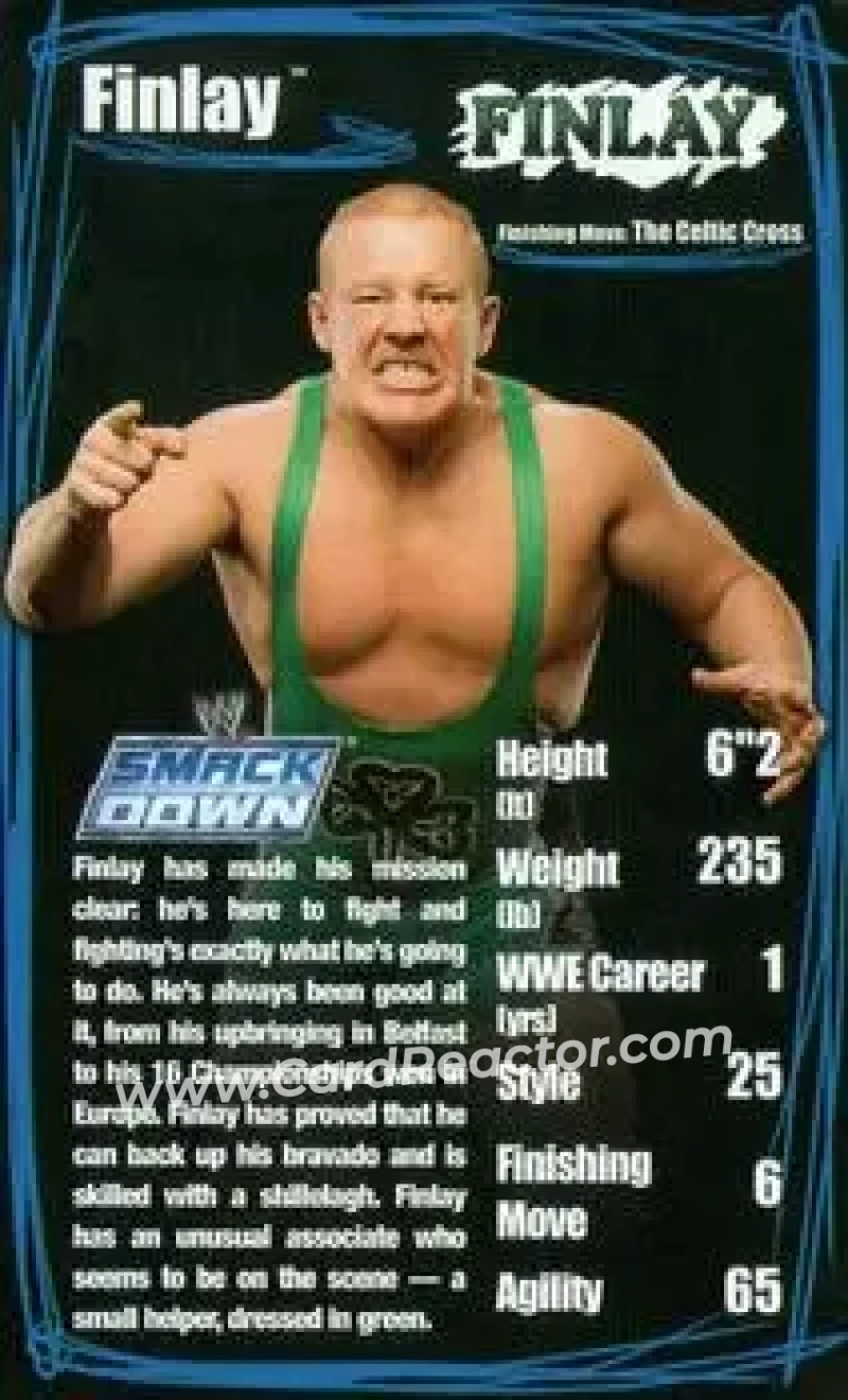 2006 Top Trumps Specials WWE Superstars 2 #NNO - Fit Finlay - Front