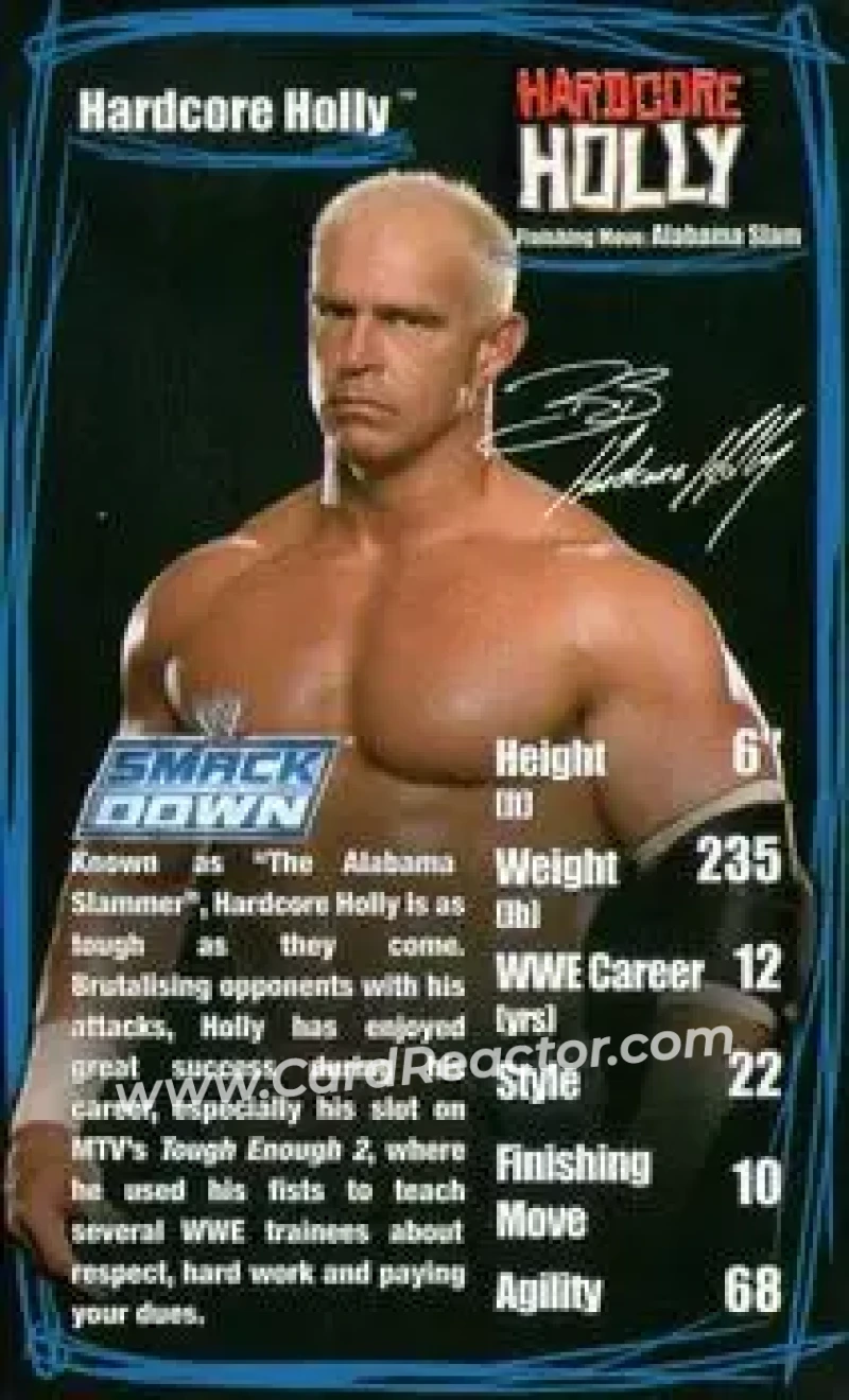 2006 Top Trumps Specials WWE Superstars 2 #NNO - Bob Holly - Front