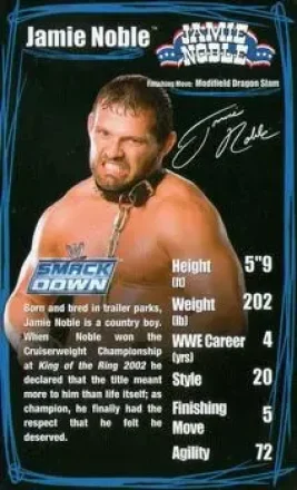 Jamie Noble · 2006 Top Trumps Specials WWE Superstars 2 #NNO